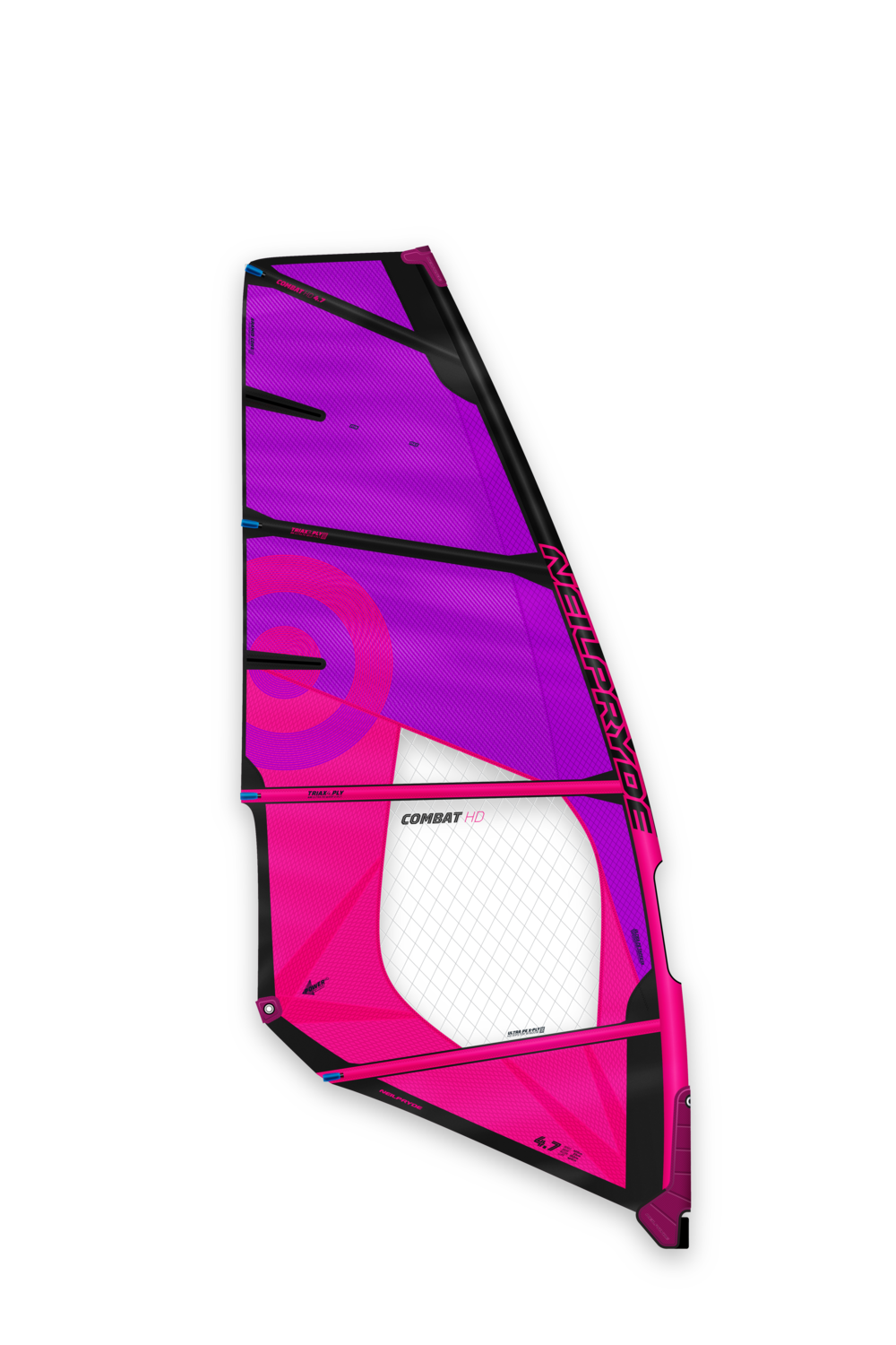 NeilPryde Combat HD Windsurfsegel 2026 C2 purple/hot pink 3.3 m²